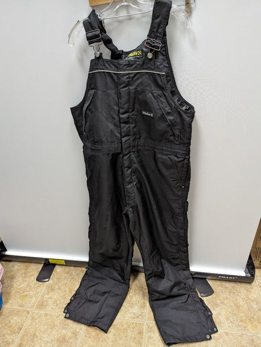 Walls Black Winter Weather Heavy Duty Overalls