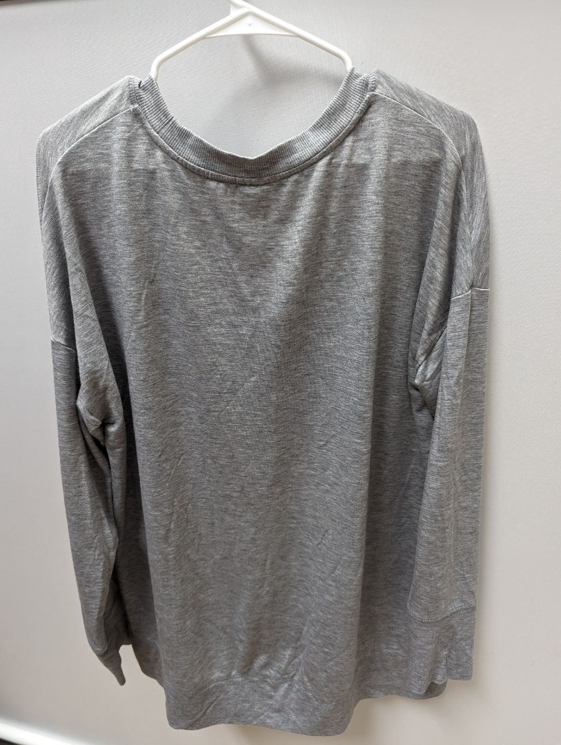 AVIA Grey Essentials Long Sleeve Sweatshirt