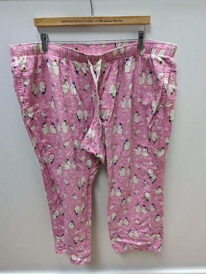 Old Navy Pink Penguin Pajama Sleepwear Pant