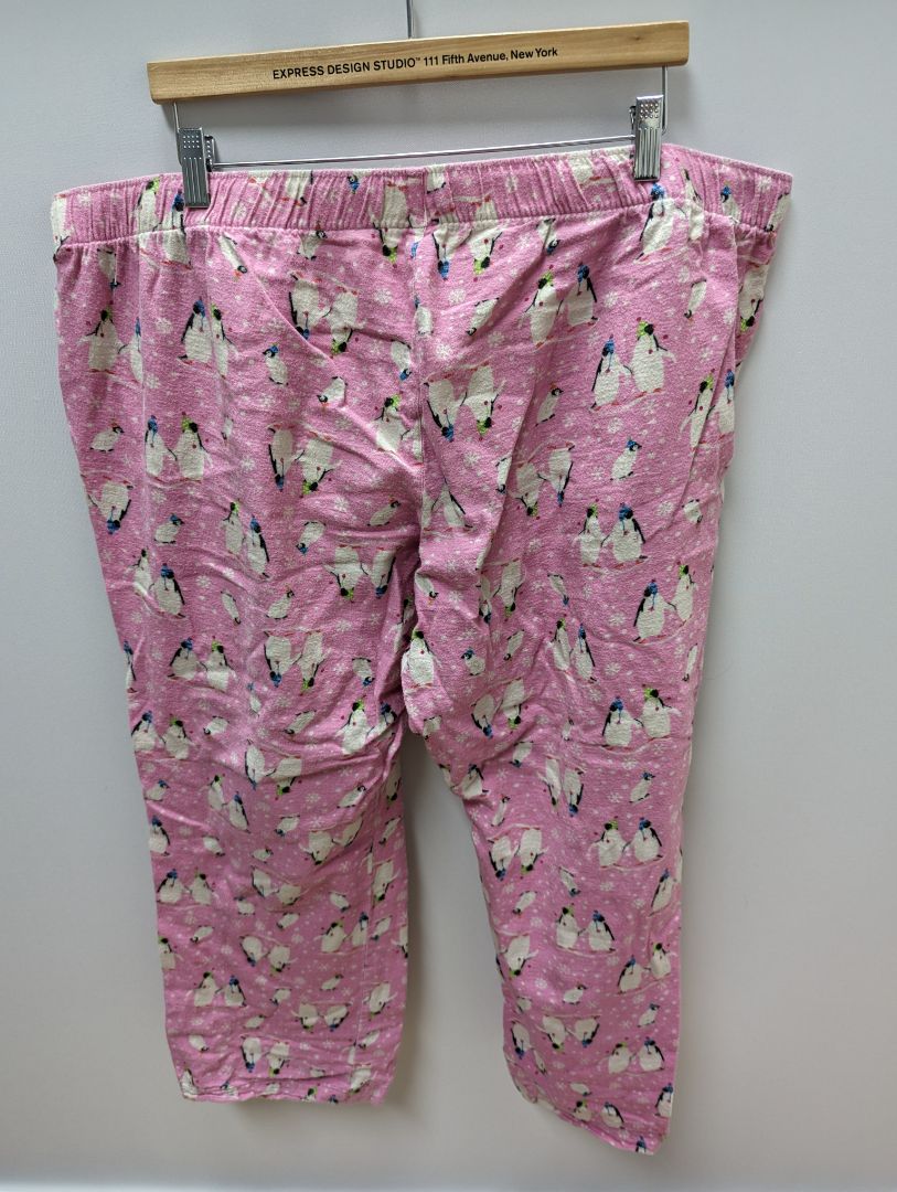 Old Navy Pink Penguin Pajama Sleepwear Pant