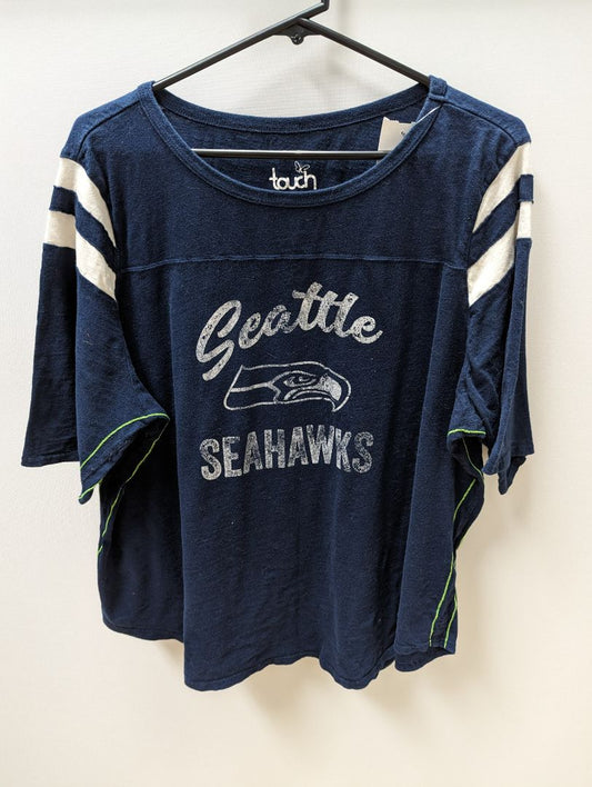 Touch Curve Navy Seattle Seahawks Sports Tee