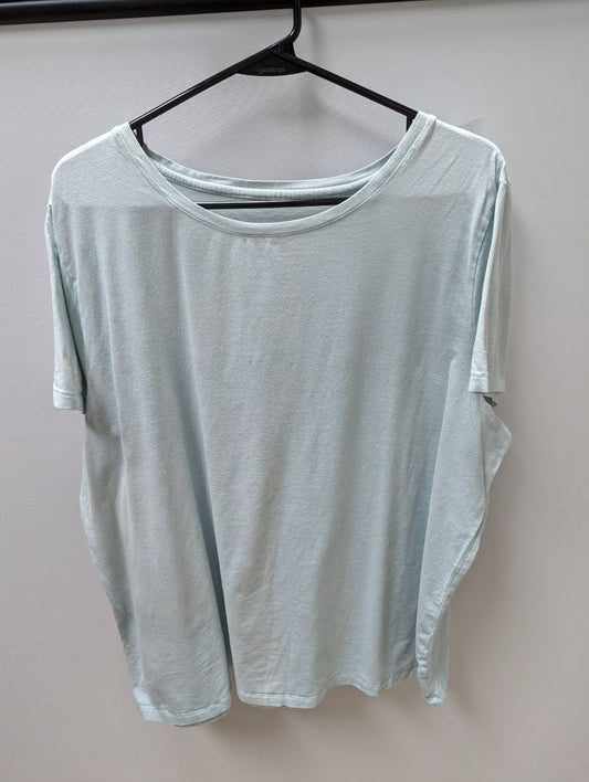 Mossimo Light Blue Short Sleeve Round Neck Tee