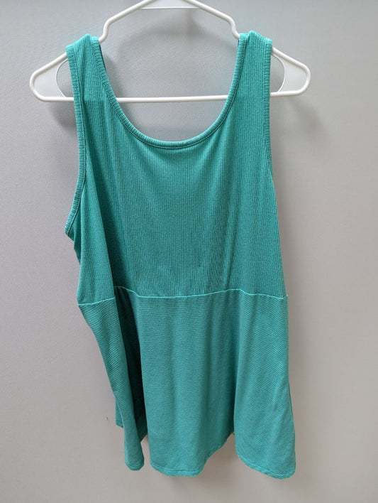 Torrid Teal Sleeveless Knit Tank