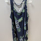BELAROI Navy Palm Floral Sleeveless Sheath Dress