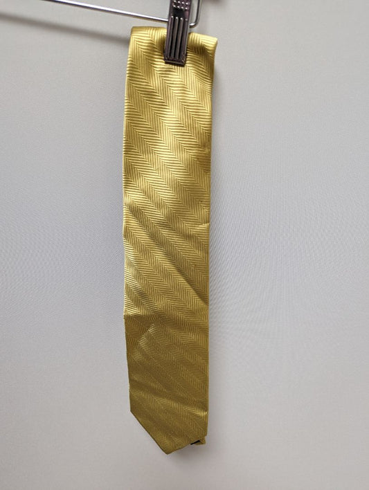 Edwards Yellow Textured Necktie