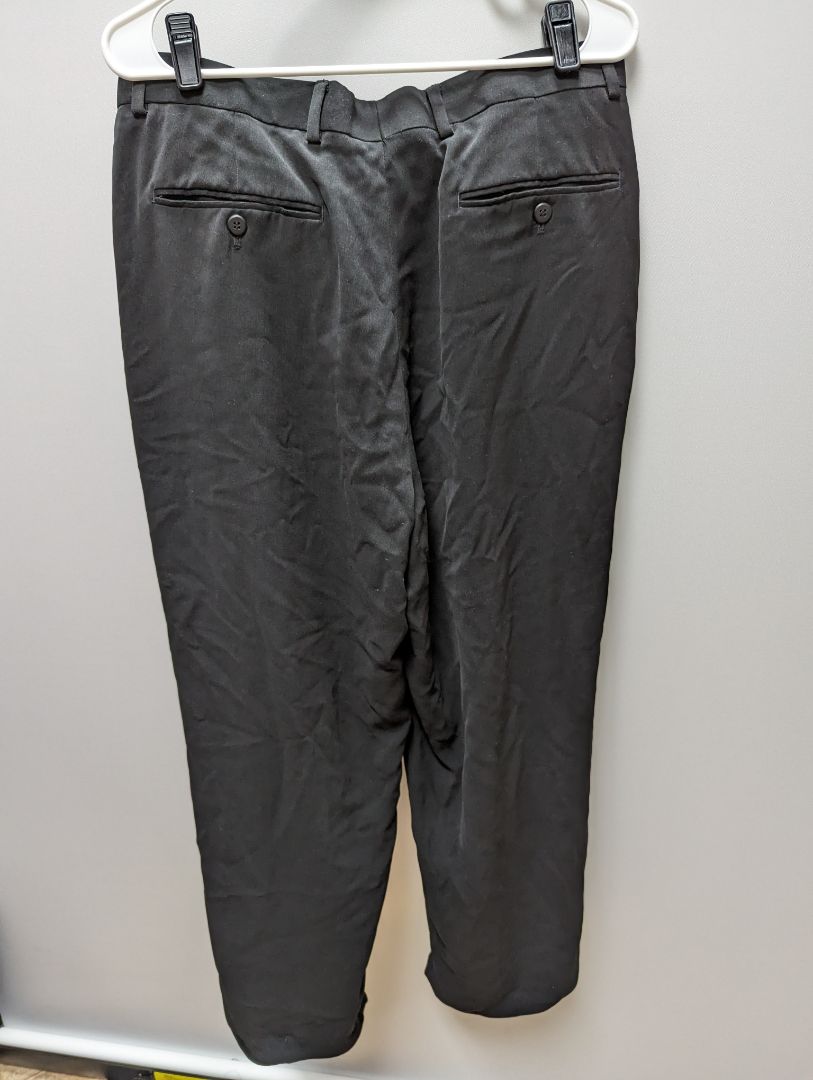 Louis Raphael Tailored Men's Black Slacks Pants (34/30)