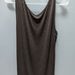 Chico's Brown Ribbed Knit Tank