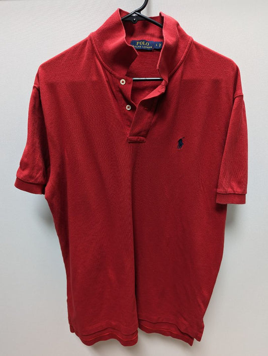 Polo Ralph Lauren Red Embroidered Logo Polo Shirt