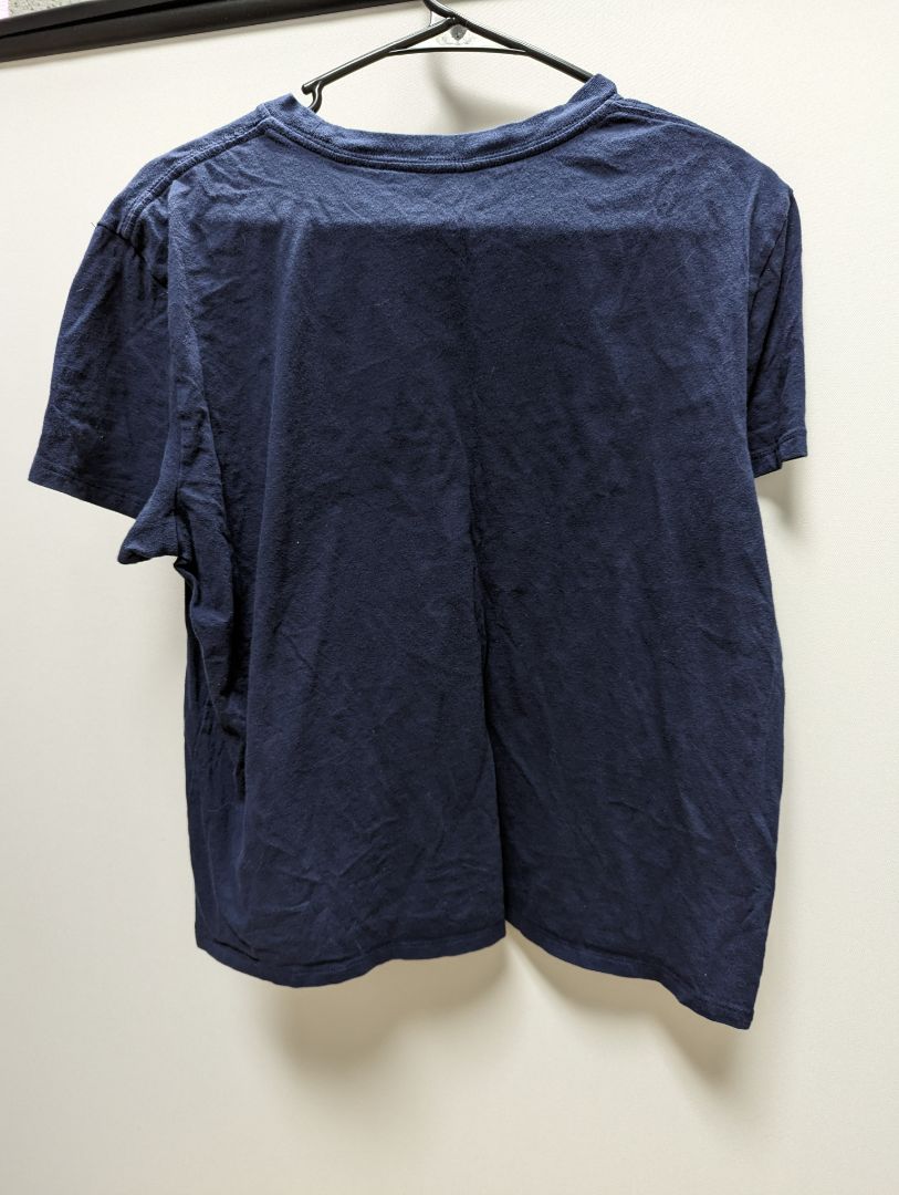 Fifth & Sun Navy HUMAN Short Sleeve Tee