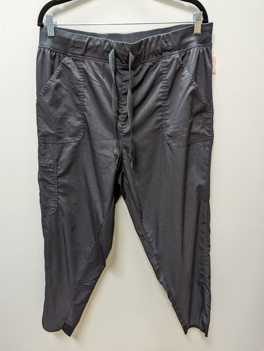 ADAR Pro Charcoal Grey Scrub Jogger Pants