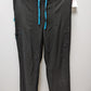 Carhartt Black and Teal Blue Straight Leg Scrub Pants