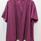 Carhartt Purple and Pink V-Neck Scrub Top