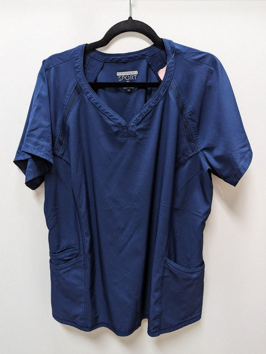 Performance Sport by Healing Hands Navy V-Neck Scrub Top