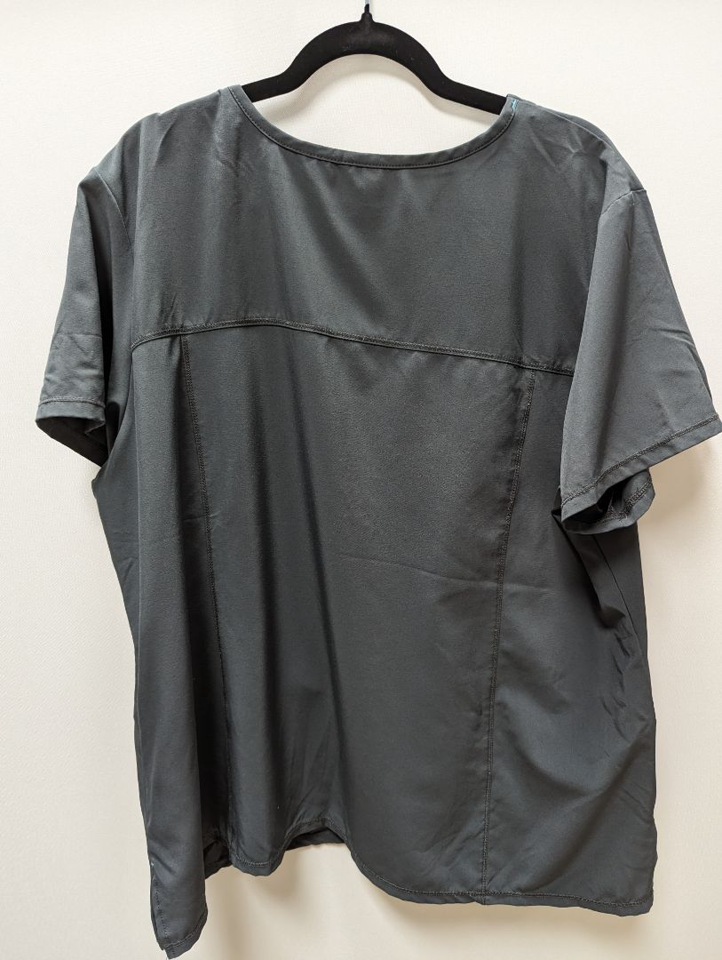 Scrubstar Performance Charcoal Grey V-Neck Scrub Top