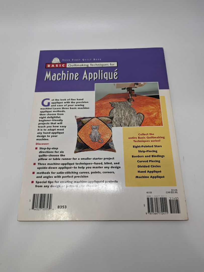 Machine Applique Quiltmaking Technique Instruction Book