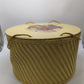 Yellow Vintage Basket Sewing Kit with Accessories