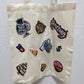 Recycled Threads Pop Culture Themed Canvas Tote Bag