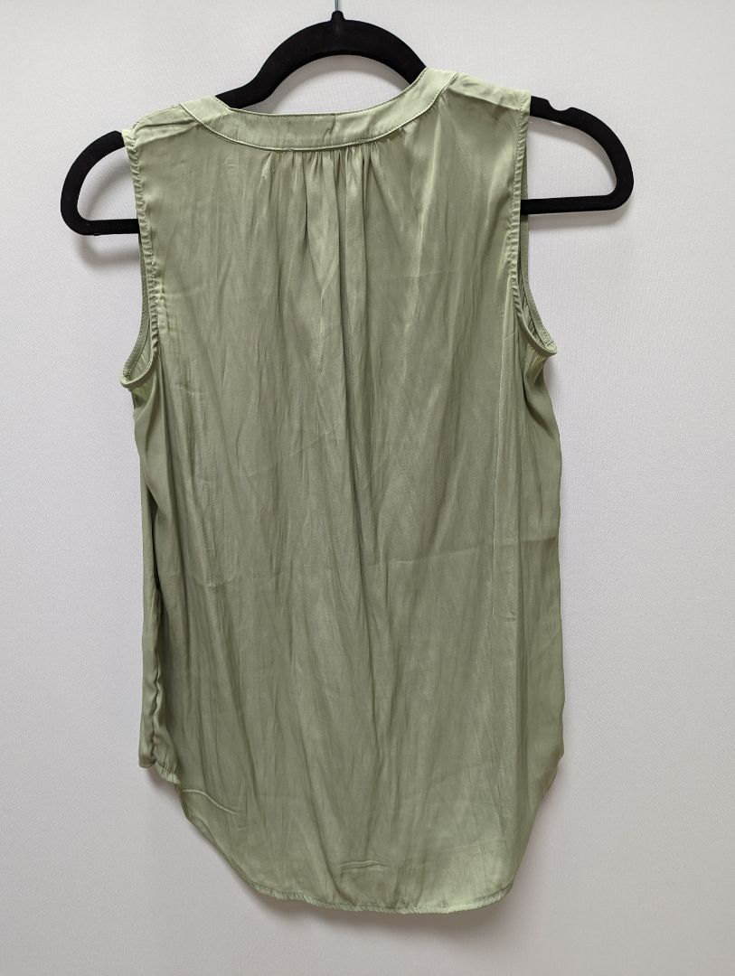 philosophy Green Sleeveless Blouse