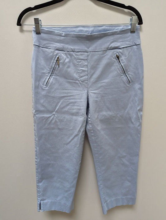 Reitmans Periwinkle Blue Elastic Waist Cropped Pants