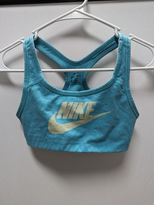 Nike Dri-Fit Light Blue Crossback Sports Bra