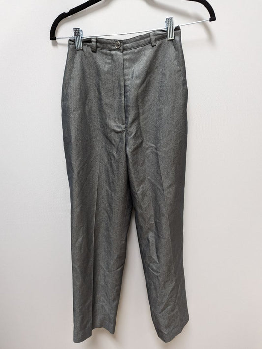 Larry Levine Petite Suites Grey Slack Pants