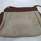 magnum Beige Leather Woven Crossbody Purse