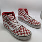 Vans Red Checkered High Top Sneaker