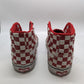 Vans Red Checkered High Top Sneaker