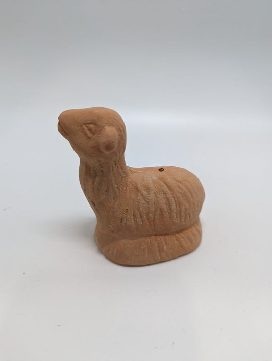 Handmade Ceramic Sheep Figurine/Ornament