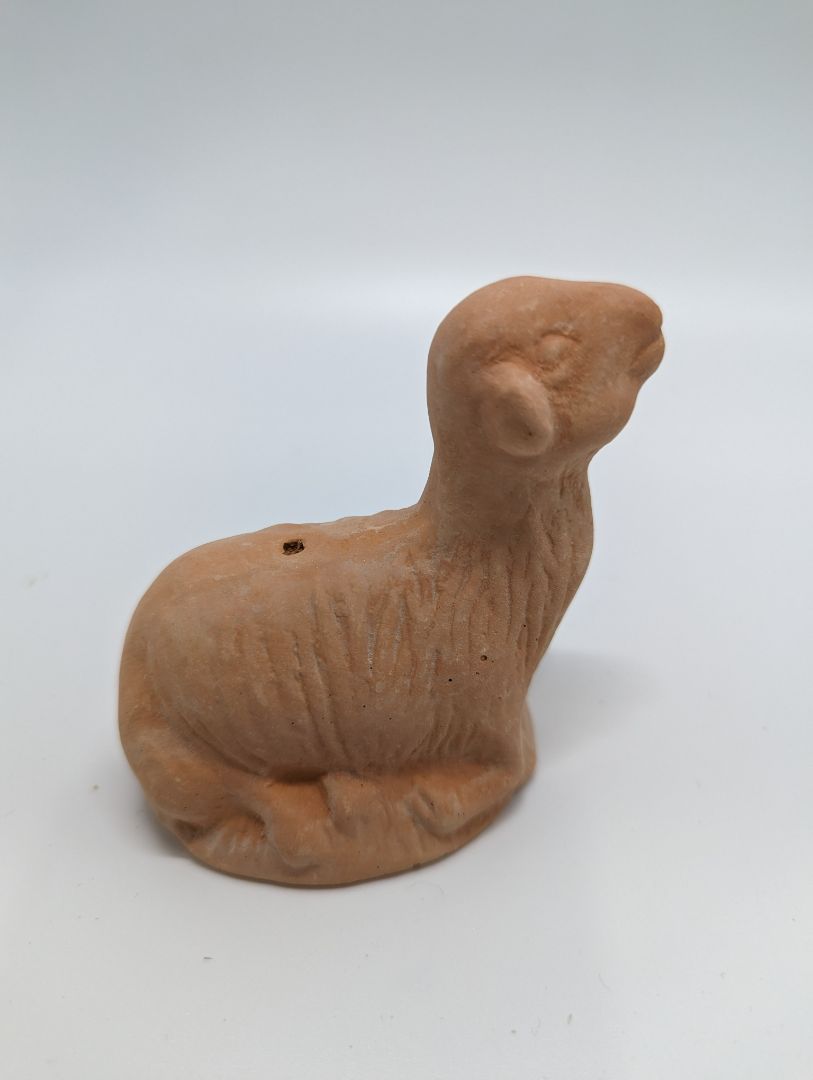 Handmade Ceramic Sheep Figurine/Ornament