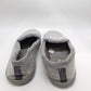 Dearfoams Grey Ribbed Slippers