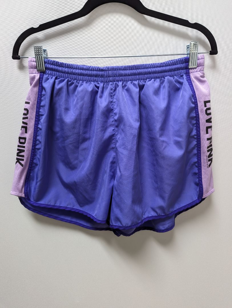 PINK Purple/Pink "Love Pink" Active Shorts