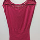 White House Black Market Pink Dolman Knit Blouse