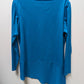 DG2 Ocean Blue Long Sleeve Tunic Blouse