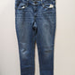 Levi Light Wash "Demi Curve" Mid Rise Straight Jeans