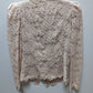 Cachet by Bari Protas Vintage Pink 80's Lace Jacket