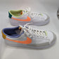 Nike White Neon Charm Sneaker