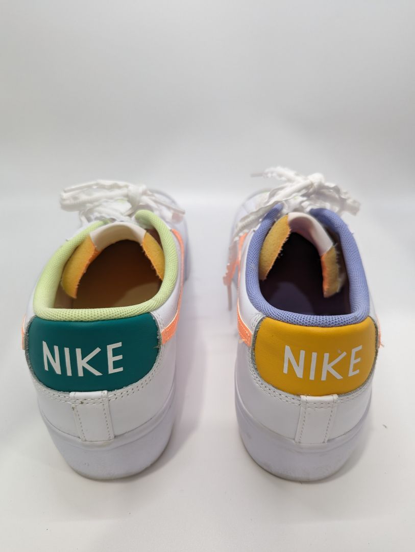 Nike White Neon Charm Sneaker