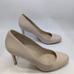 Marc Fisher Light Beige Leather Heels
