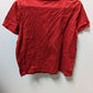 Zara Red Embroidered Pocket Tee