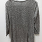 Apt. 9 Grey 3/4 Sleeve Knit Blouse