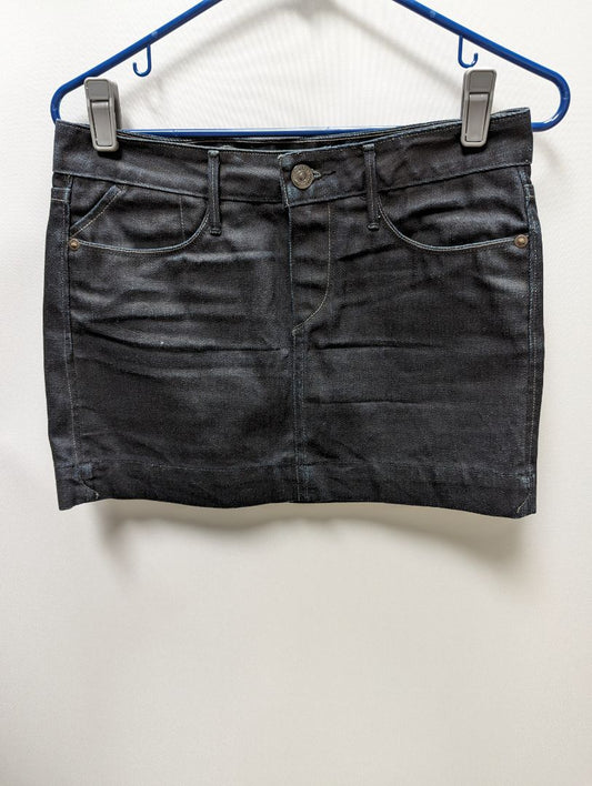 Earnest Sewn Dark Wash Denim Skirt