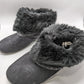 isotoner Black Faux Fur Suede Slipper Boots