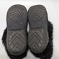 isotoner Black Faux Fur Suede Slipper Boots