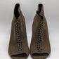 Coach Green Suede Olie Bootie Heels