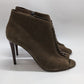 Coach Green Suede Olie Bootie Heels