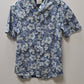 Sunrise Kingdom Light Blue/Navy Floral Button Up Shirt