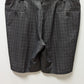 haggar Dark Grey Plaid Shorts