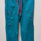 Wink Teal/Pink Straight Scrub Pants