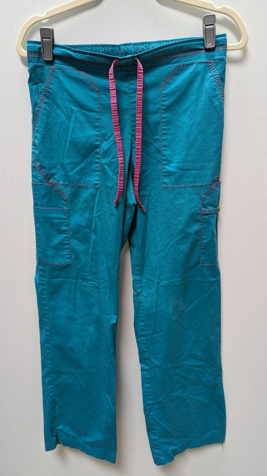 Wink Teal/Pink Straight Scrub Pants